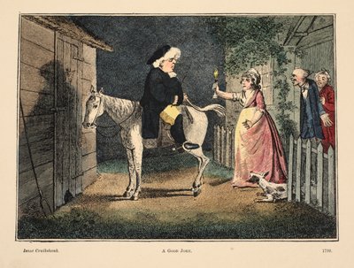 A Good Joke by Isaac Robert Cruikshank